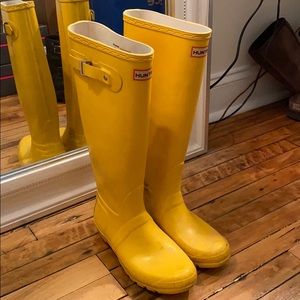 Hunter rain boots
